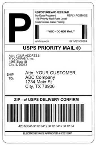 Picture of Drop Ship Customer List  - USPS Priority Mail (Est 2-3 days)