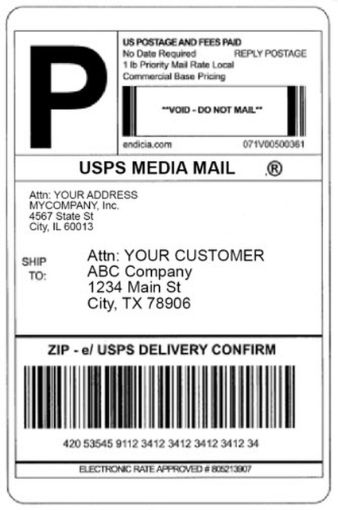 Picture of Drop Ship Customer List - Media Mail (Est 5-6 days)